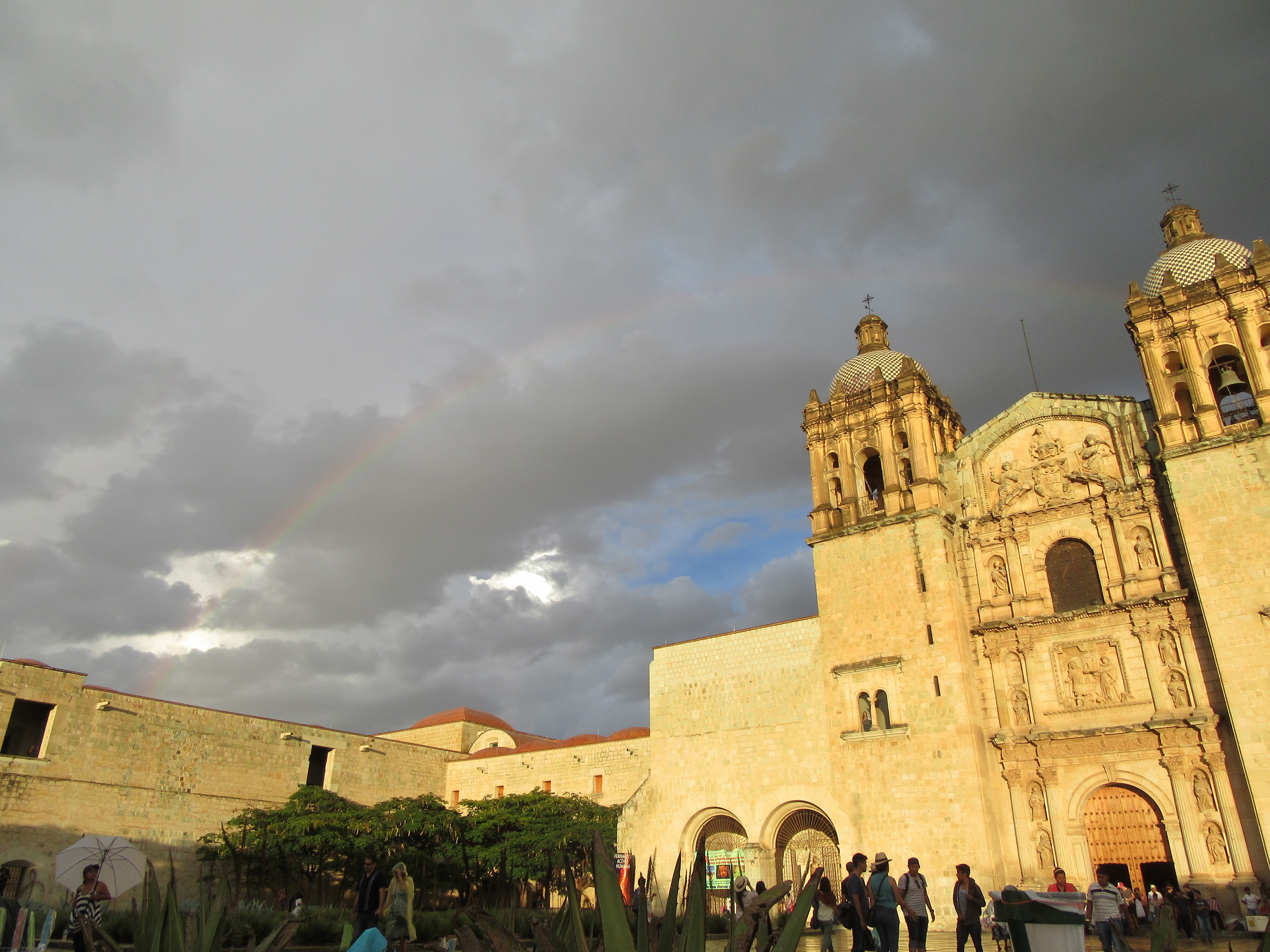 Oaxaca Church, Rainbow
